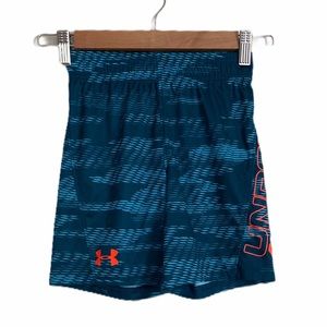 Boys Under Armour Blue/Orange Shorts Size 5